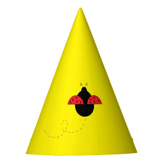 petten van "Ladybug" Feesthoedjes (Voorkant)