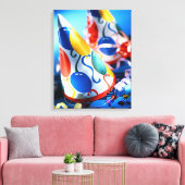 Petten van partijen canvas afdruk (Insitu (Woonkamer))