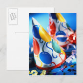 Petten van partijen uitnodiging briefkaart (Voorkant / Achterkant)