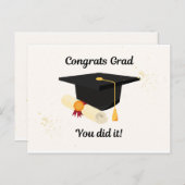 Petten van u af: Afstuderen Kaarten (Voorkant / Achterkant)