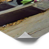 Petten voor verkoop op straat Poster (Hoek)