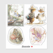 Petter Rabbit setsticker Sticker (Vel)