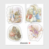 Petter Rabbit setsticker Sticker (Vel)