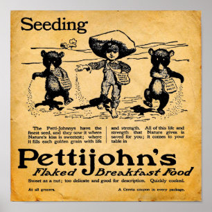  Pettijohns Breakfast Cereal Print/Poster Poster