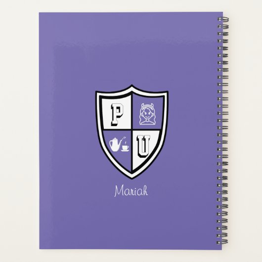 Petty University Alum grad alma mater periwinkle (Dos)