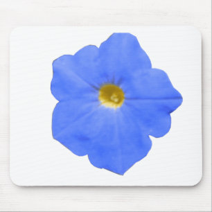 Petunia Blue en Yellow Mousepad Muismat