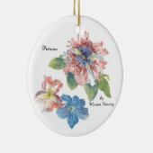 Petunia Flower Keramisch Ornament (Rechts)