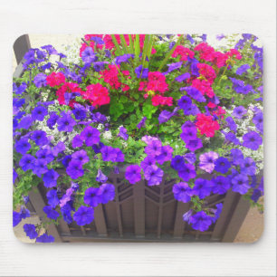 Petunia Flower Patch Mousepad Muismat