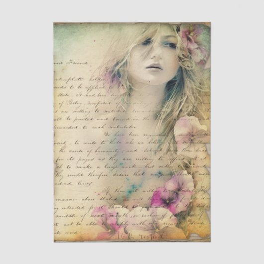 Petunia Journal IV Tissuepapier (Voorkant)