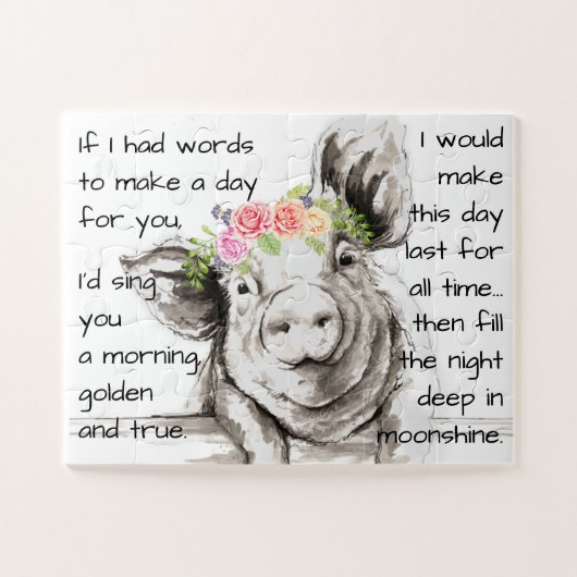 Petunia Pig Legpuzzel (Horizontaal)