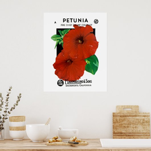 Petunia Poster (Keuken)