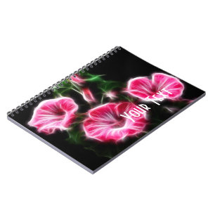 Pétunia rose Carnet floral surréaliste