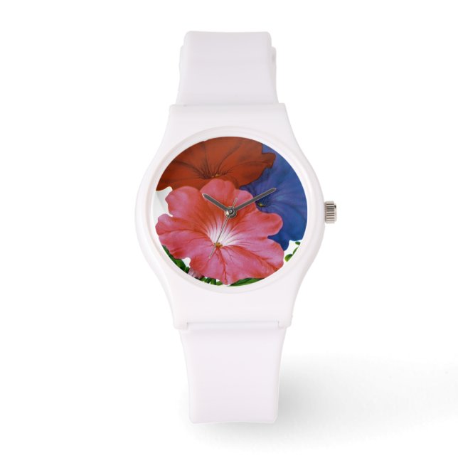 Petunia  Seed Packet Horloge (Voorkant)
