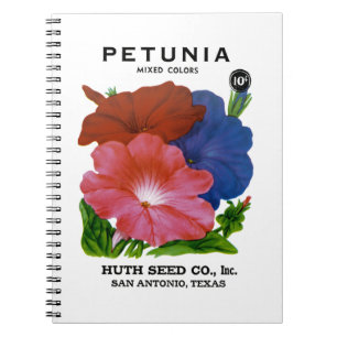 Petunia Seed Packet Notitieboek