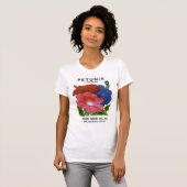 Petunia Seed Packet T-shirt (Voorkant volledig)