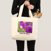 Petunia - tebag grote tote bag (Voorkant (product))