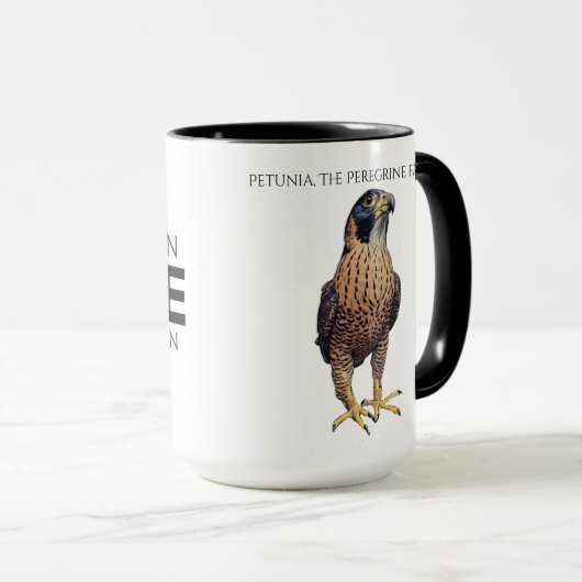 Petunia the Peregrine Falcon Mug Mok (Voorkant rechts)