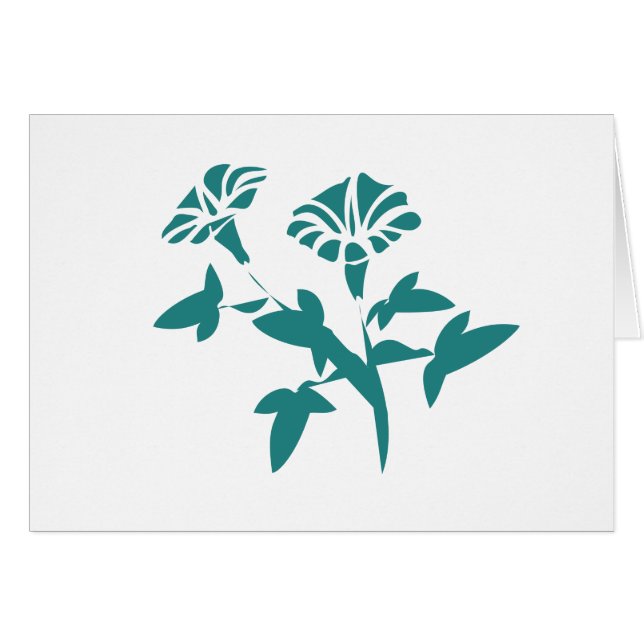 Petunia-ventilator gestyliseerd (Voorkant Horizontaal)