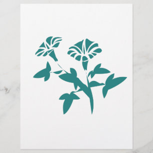 Petunia-ventilator gestyliseerd