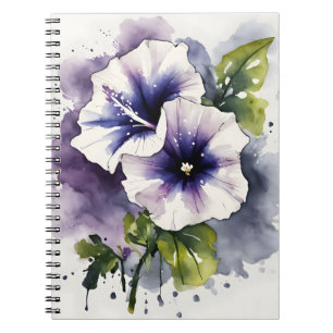 Petunia - Waterverf bloemen Notitieboek