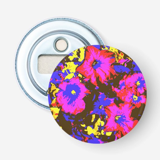 PETUNIAS BUTTON FLESOPENER (Voorkant)