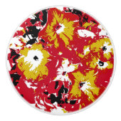 PETUNIAS KERAMISCHE KNOP (Voorkant)