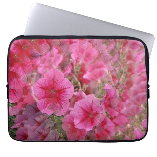  Petunia's..... Laptop Sleeve (Voorkant)