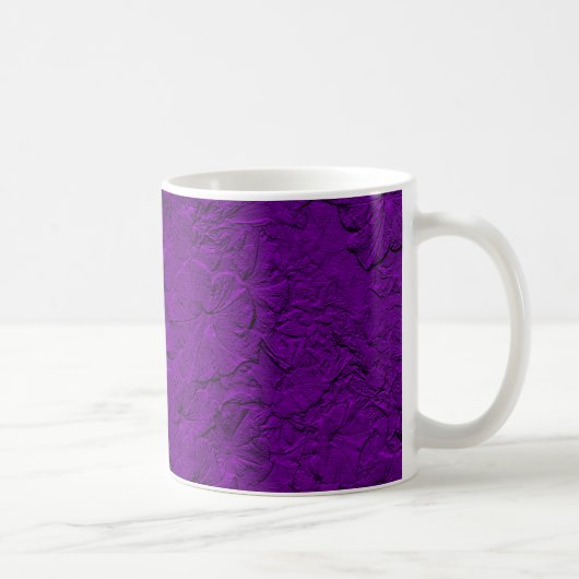 Pétunias sculpté Mug de café pourpre (Droite)