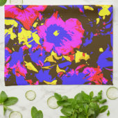 PETUNIAS THEEDOEK (Gevouwen)