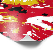 PETUNIESTROEMEN FOTO AFDRUK (Hoek)