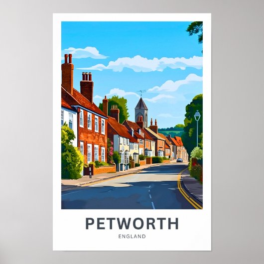 Petworth England Reisprint Poster (Voorkant)