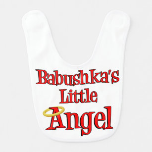 Peu de bavoir de bébé de l'ange de Babushka