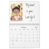 Peu de calendrier minuscule 2011 de Babycakes (Feb 2027)