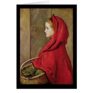 Peu de capuchon rouge par John Everett Millais