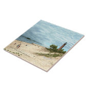 Peu de carreau de céramique de phare de sable de (Côté)