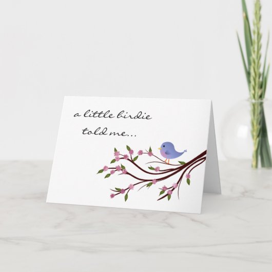 Peu de carte d'anniversaire de birdie (Devant)