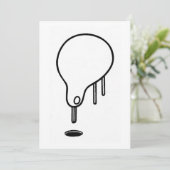 Peu de carte d'art de curieux de trou (Debout devant)