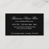 Peu de carte de visite asiatique 4 d'imaginaire de (Dos)