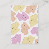 Peu de carte de visite de motif de Piggies du (Dos)