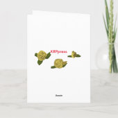 Peu de carte de voeux d'anniversaire d'ange (Dos)