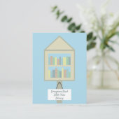 Peu de carte postale de coutume de bibliothèque (Debout devant)