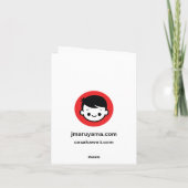 Peu de carte pour notes de Buuny (Dos)