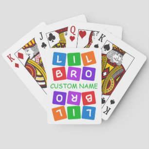 Peu de cartes de jeu faites sur commande de Bro