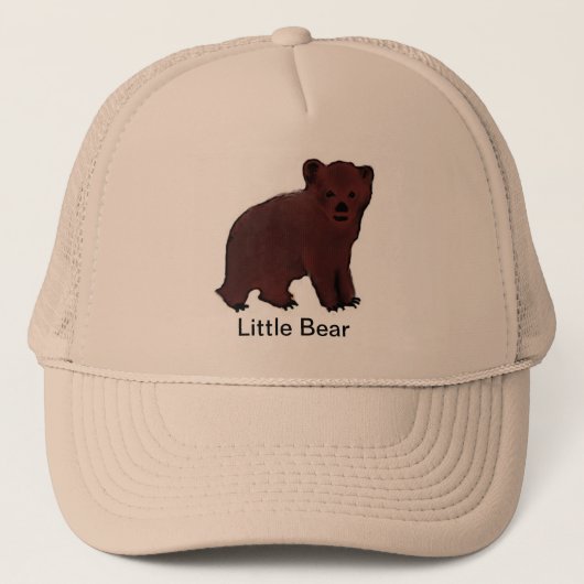 Peu de casquette de baseball d'ours (Devant)