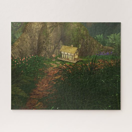 Peu de Chambre dans le grand puzzle en bois (Horizontal)