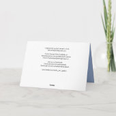 Peu de Chambre rouge dans la carte d'art de neige (Dos)