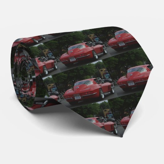 Peu de cravate rouge de Corvette (Roulé)