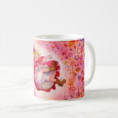 Peu de joies simples de tasse rouge de capuchon (Devant droit)