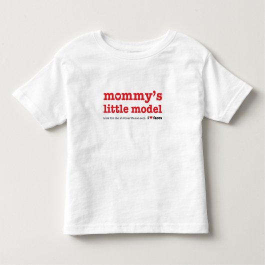 Peu de modèle de la maman - le T-shirt de l'enfant (Devant)