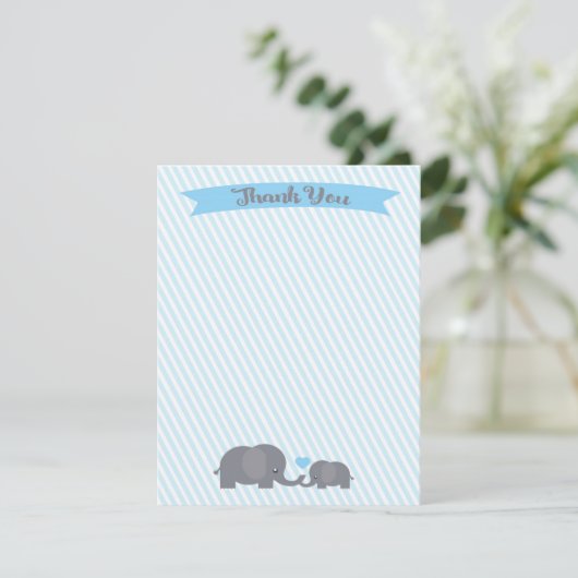 Peu de note de Merci d'éléphant d'arachide (Debout devant)